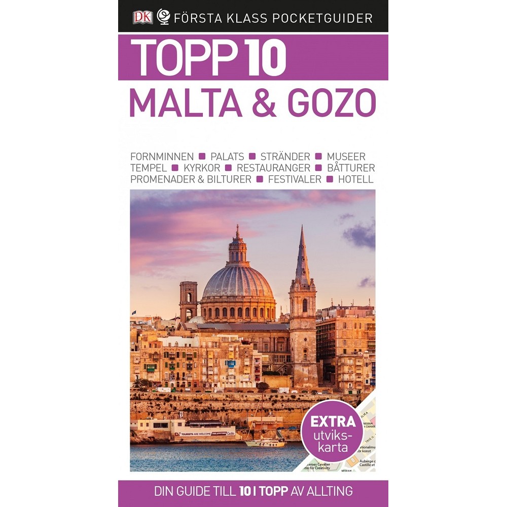 Malta & Gozo Första Klass Pocketguider
